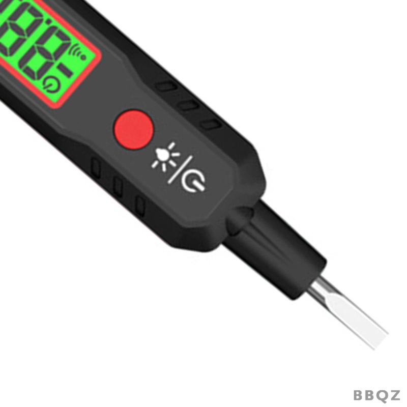 bbqz01-ไขควงทดสอบไฟฟ้า-หน้าจอ-lcd-12v-300v-แบบพกพา-สําหรับตัดสินสด-ตัดสายไฟ