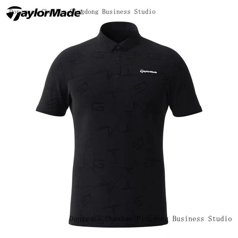 taylormade-taylormade-เสื้อโปโล-แขนสั้น-ระบายอากาศ-เหมาะกับฤดูร้อน-สําหรับผู้ชาย