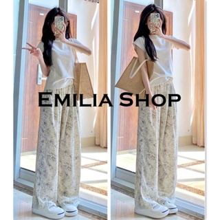 EMILIA SHOP  กางเกงขายาว กางเกงเอวสูง ผู้หญิงสไตล์เกาหลี เสื้อผ้าแฟชั่นผู้หญิง 2023 ใหม่  คุณภาพสูง ทันสมัย High quality Korean Style A23L0N9 36Z230909
