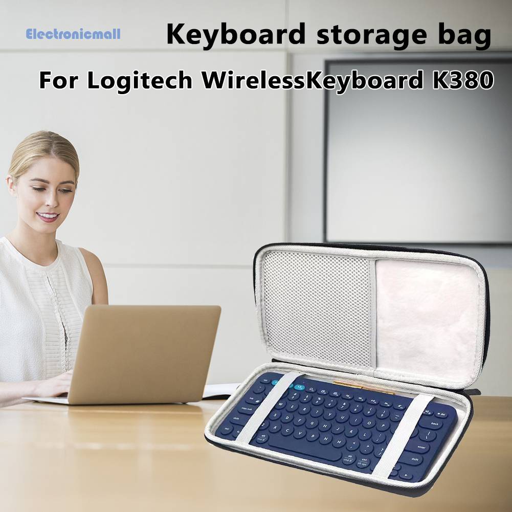 electronicmall01-th-กระเป๋าเคส-eva-ใส่คีย์บอร์ดไร้สาย-แบบพกพา-สําหรับ-logitech-k380-apple-magic