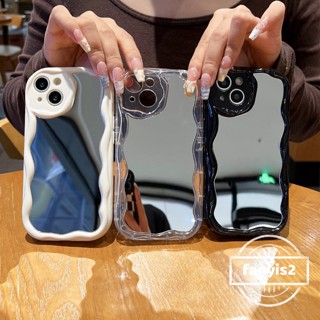เคสป้องกันโทรศัพท์มือถือ แบบนิ่ม 3D มีกระจกโค้ง สําหรับ Samsung A14 A13 A12 A53 A51 A52 A03 A04E A50 A30S A32 A34 A22 A23 A54 A24 A33 A30S