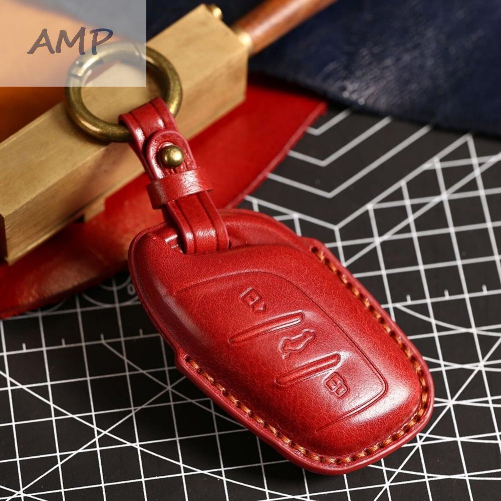 new-8-leather-car-remote-key-fob-cover-case-for-mg-zs-ev-2022-hs-mg3-mg5-mg6-mg7-red