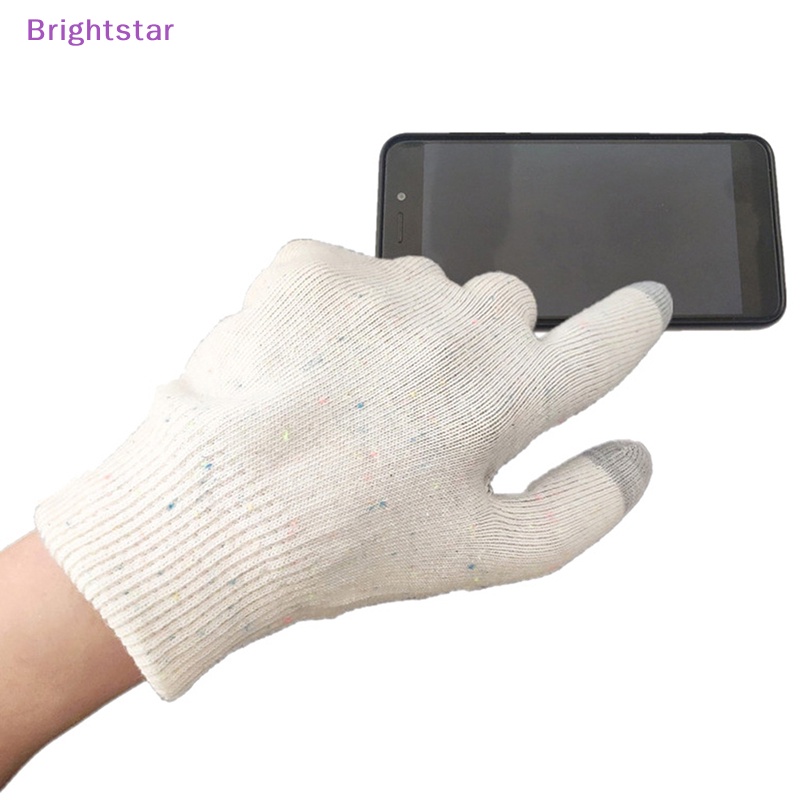 brightstar-1-คู่-ถุงมือสปาเจล-หน้าจอสัมผัส-ถุงมือสปา-ถุงมือเจลให้ความชุ่มชื้น-ใหม่