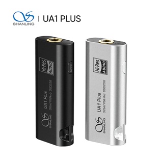 Shanling UA1 PLUS เครื่องขยายเสียงหูฟัง USB DAC CS43131 ชิป Hi-Res PCM 32bit 768kHz DSD256 Type-C เป็น 3.5 มม.