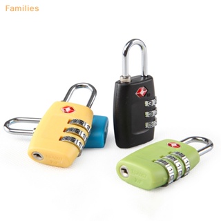 Families&gt; อุปกรณ์ล็อคกระเป๋าเดินทาง แบบใส่รหัสผ่าน กันขโมย เพื่อความปลอดภัยสูง