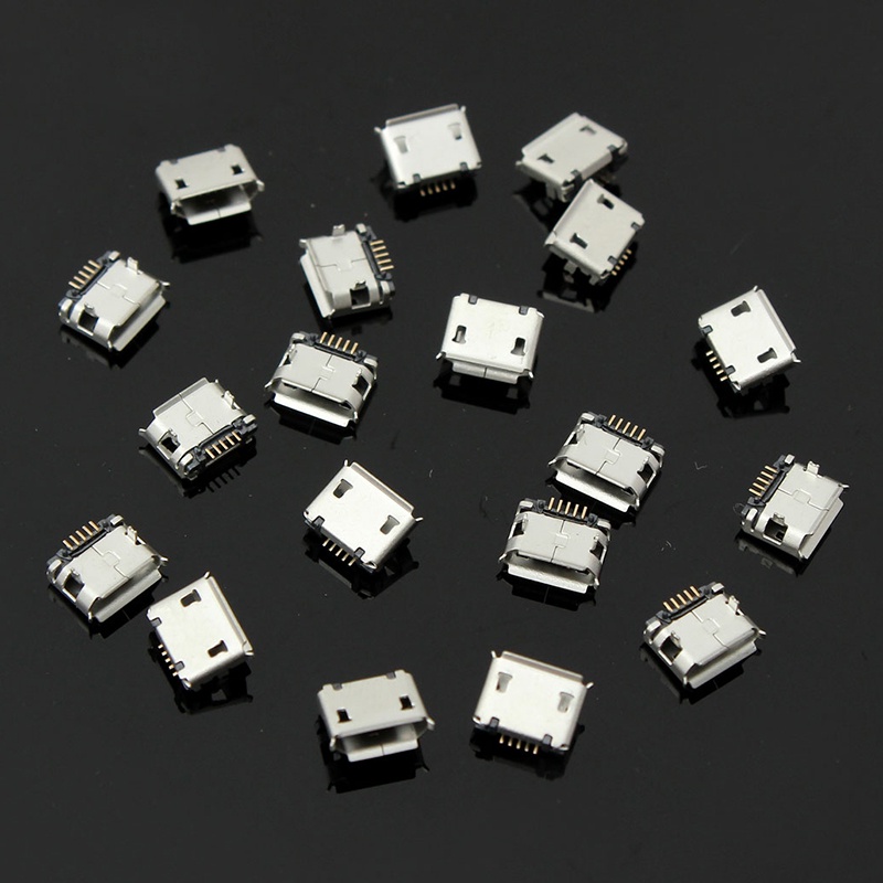 ซ็อกเก็ตเชื่อมต่อ-micro-usb-type-b-female-5-pin-smt-20-ชิ้น-dysunbey