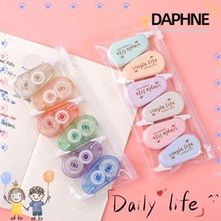 Daphne เทปลบคําผิด แบบพกพา น่ารัก สีโปร่งใส สําหรับสํานักงาน และโรงเรียน