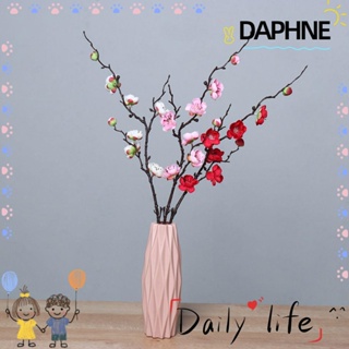 Daphne ดอกพลัมประดิษฐ์ สไตล์จีน สําหรับตกแต่งห้องนั่งเล่น