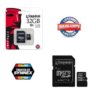 MICRO SD CARD KINGSTON 32 GB CLASS 10 แท้