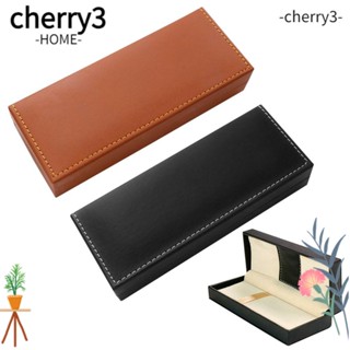 Cherry3 กล่องดินสอ หนัง Pu แบบพกพา เรียบง่าย สไตล์สร้างสรรค์