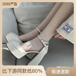 Aès  รองเท้าส้นสูง รองเท้าแตะ รองเท้าส้นสูงผู้หญิง 2023 ใหม่  Trendy สไตล์เกาหลี สวย Comfortable B94G0KG 36Z230909