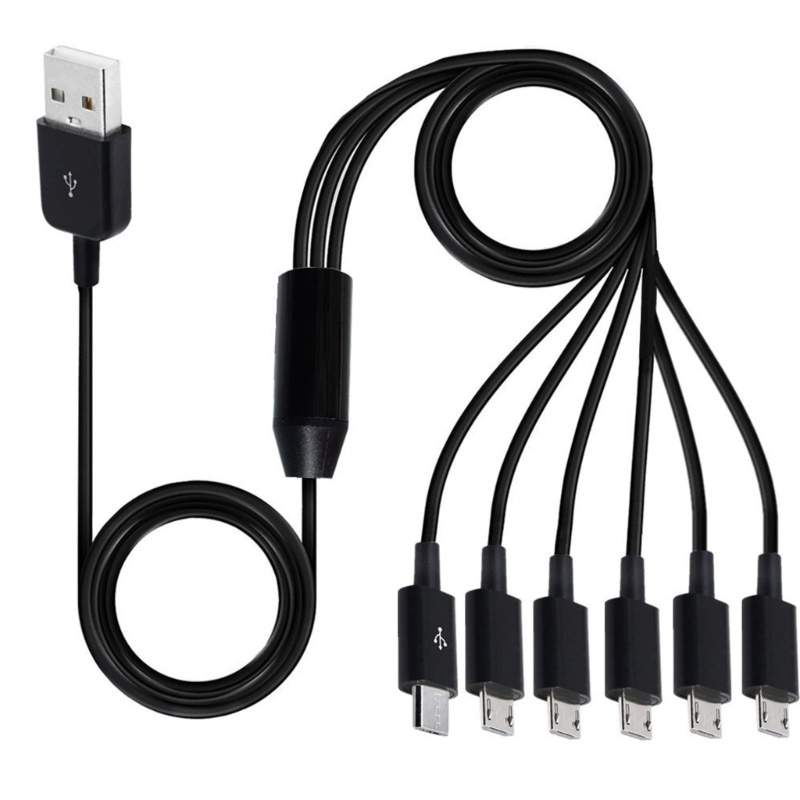 aod-สายชาร์จ-usba-ตัวผู้-เป็น-6-micro-usb-ตัวผู้-6-in-1-ชาร์จเร็ว-สําหรับ-p