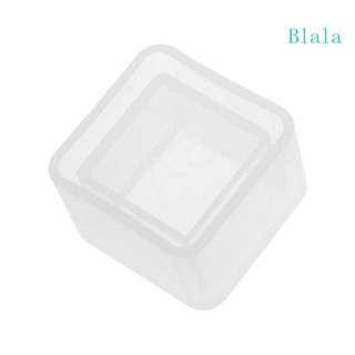 Blala Cube กระถางดอกไม้ DIY แม่พิมพ์ซิลิโคน สวน ชาวไร่ ซีเมนต์ คอนกรีต แจกัน สบู่ แม่พิมพ์