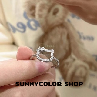 SUNNYCOLOR  ในระยะเวลาจํากัด แหวน แหวนแฟชั่น insลีลา ชีวิตประจําวัน การออกแบบแบรนด์ A98N1EC