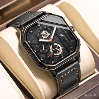 Poedagar Swiss Brand [พร้อมส่ง] นาฬิกาข้อมือ โครโนกราฟ เรืองแสง 992 อเนกประสงค์ สําหรับผู้ชาย