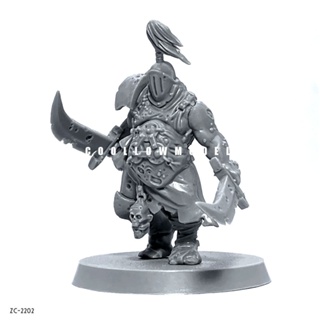 โมเดลทหาร Warhammer ขนาด 38 มม. สีขาว สําหรับประกอบ และทําสีด้วยตัวเอง ZC-2202 8BTN