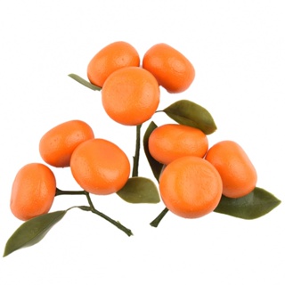 ส้มปลอม เส้นผ่าศูนย์กลาง 3.7 ซม. สีส้ม สําหรับตกแต่ง