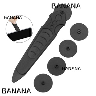 Banana1 อุปกรณ์ถอดหน้าจอโทรศัพท์มือถือ ABS พร้อมลูกกลิ้งหั่น 5 ชิ้น ต่อชุด