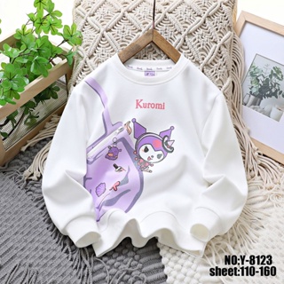 New childrens sweater in autumn small Kulomi cartoon girls blouse long-sleeved autumn round-necked sweater