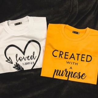 LOVED &amp; CREATED WITH A PURPOSE | Statement Tshirt | Spectee MNL Tee_01