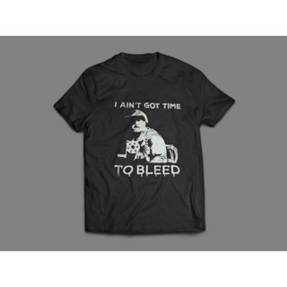 [S-5XL]ขายดี เสื้อยืดผ้าฝ้าย พิมพ์ลาย I AinT Got Time To Bleed Jesse Ventura Predator สําหรับผู้ชาย AKplbh21OGadga27