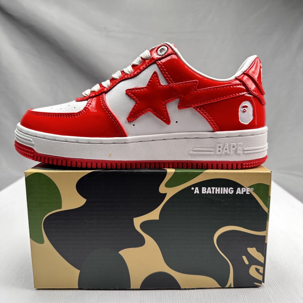 ของแท้-100-a-bathing-ape-bape-bape-sta-to-low-board-รองเท้าหนัง-รองเท้าเทรนเนอร์-สําหรับผู้ชาย