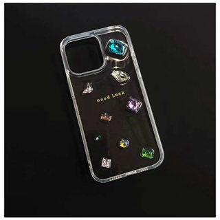 Colorful Crystals Phone Case For Iphone 14/13pro/12/11promax/XR Phone Case Xs/8/7Plus Female X