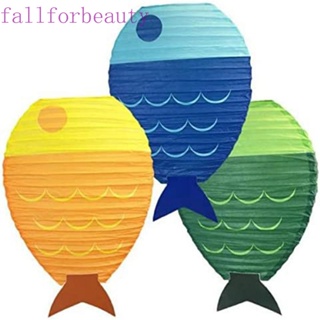 Fallforbeauty โคมไฟกระดาษ รูปปลาจีนน่ารัก สําหรับตกแต่ง