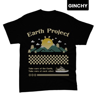 【ใหม่】Earth | Tee | T-shirt for Men | Mens T-shirt