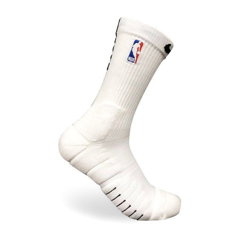 ถุงเท้าบาสเก็ตบอล-nba-ข้อสูง-แบบหนา-ระงับกลิ่น-สีขาว-แบบมืออาชีพ-สําหรับผู้ชาย