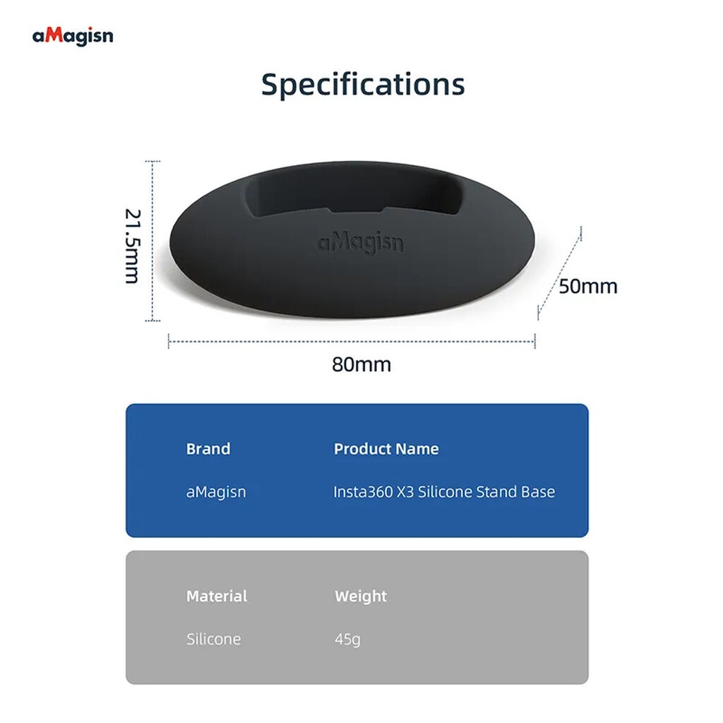 amagisn-insta360-x3-silicone-base-ฐานซิลิโคน