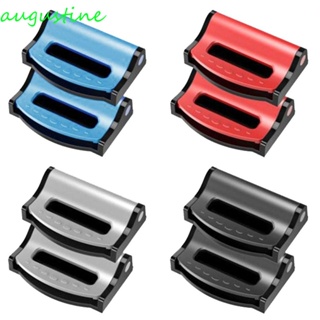 AUGUSTINE Car Seat Belt Clip Relax Shoulder Neck ABS 4 Color Simple Clamp Fixed Belt Slip-Resistant Car Interior Anti-skid Limiter Seatbelt Stopper