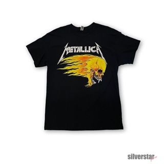 พร้อมส่ง  Metallica – The Flaming Skull 1994 ลิขสิทธิ์แท้มือหนึ่ง การเปิดตัวผลิตภัณฑ์ใหม่ T-shirt