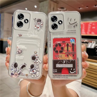 ใหม่ เคสโทรศัพท์มือถือ ซิลิโคนนิ่ม TPU ลายการ์ตูนนักบินอวกาศน่ารัก พร้อมช่องใส่บัตร สําหรับ TECNO SPARK10C 10Pro 10 4G 5G SPARK 10 4G 5G TECNO SPARK 10C Pro