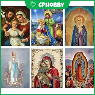 [CP] ชุดงานปักครอสสติตช์คริสตัล รูปพระเยซู 5D Diy สําหรับตกแต่งบ้าน
