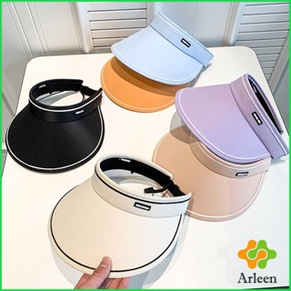 Arleen หมวกกันแดดครึ่งใบ สไตล์เกาหลี แฟชั่นฤดูร้อน Sun visor