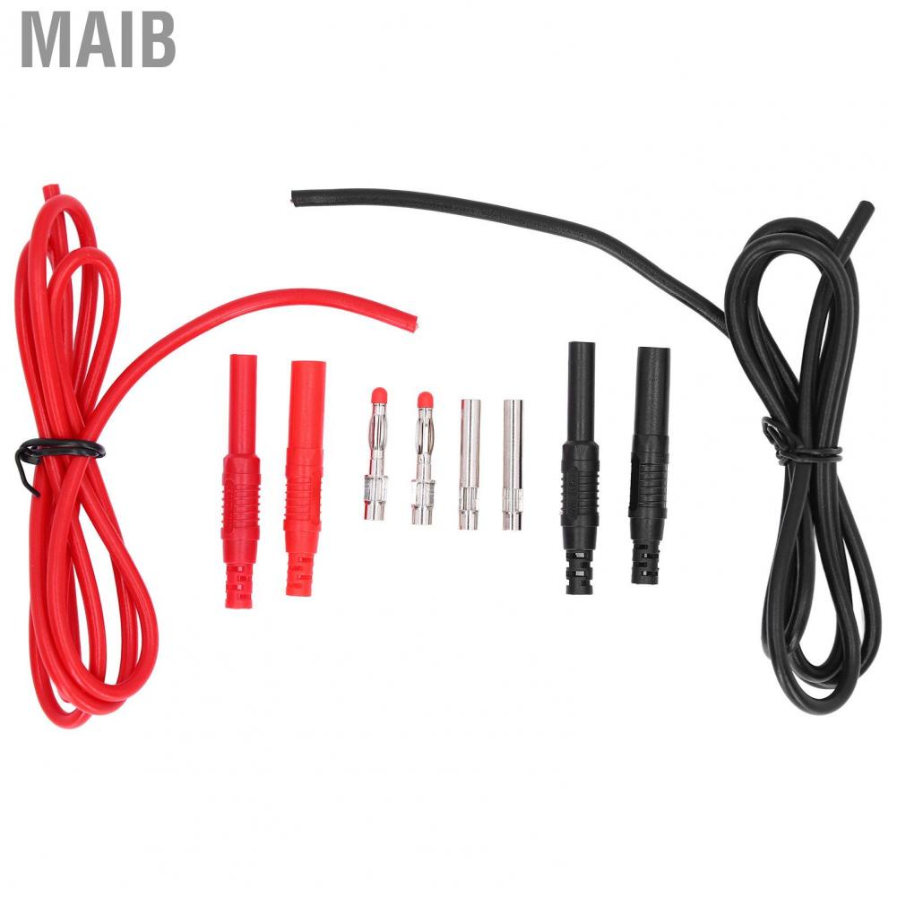 Maib Banana Plug Test Leads Lantern Shaped Head Powerful Plug Pull 4mm