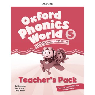 Bundanjai (หนังสือ) Oxford Phonics World 5 : Teachers Pack with Classroom Presentation Tool