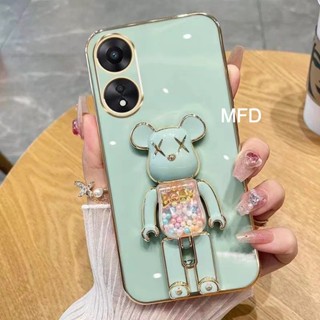 เคสโทรศัพท์ สําหรับ OPPO Reno 8 8T 7 7Z 8Z 6 6Z 5 4 Pro 4G 5G มือถือแบบนิ่ม กันกระแทก ลายการ์ตูนหมีน่ารัก