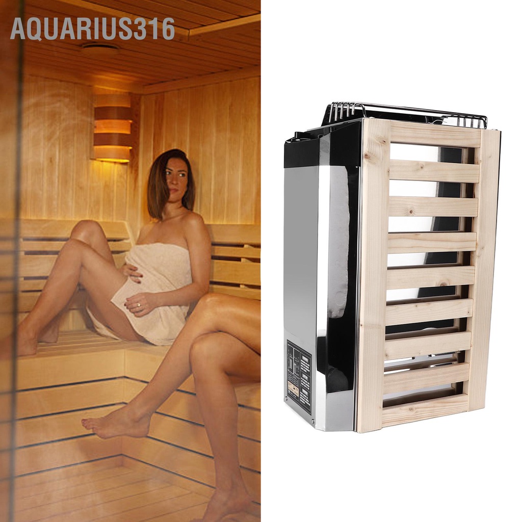 aquarius316-3kw-เตาซาวน่าสแตนเลสเครื่องทำความร้อนซาวน่า-110v-การควบคุมภายในซาวน่าเตาความร้อนสำหรับห้องนอนสำนักงาน