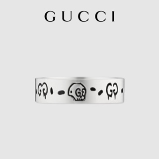 [พร้อมส่ง] แหวนเงิน Gucci Ghost