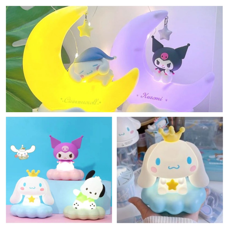 sanrio-โคมไฟ-led-รูปการ์ตูน-kuromi-cinnamonroll-moon-3d-น่ารัก-ของขวัญ-สําหรับตกแต่งห้องนอนเด็ก