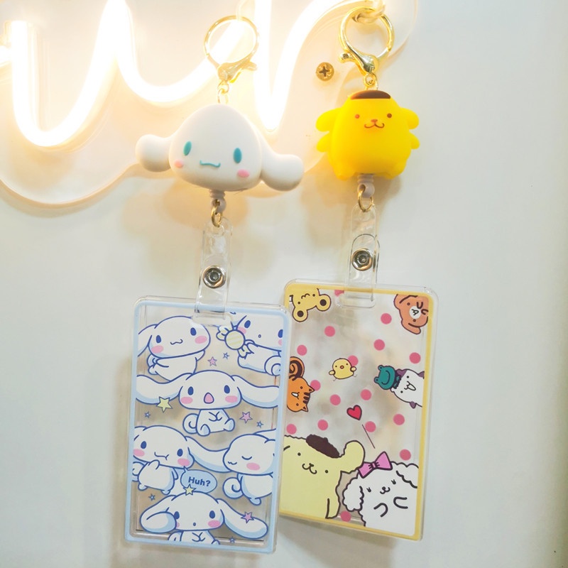 พวงกุญแจใส่บัตร-sanrio-ที่ใส่บัตรโยโย่-card-holder-พวงกุญแจใส่บัตร-โยโย่-พลาสติกแข็งแรง