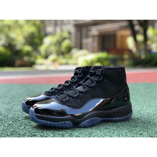 378037-005 Air jordan 11 retro high black gamma aj11 รองเท้าผ้าใบ รองเท้าบาสเก็ตบอล ZUDQ