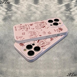 เคสโทรศัพท์มือถือนิ่ม กันกระแทก ลายเด็กผู้หญิง เรียบง่าย สําหรับ Iphone Apple 12 Max 11ins 13 7814proplus Q8UU