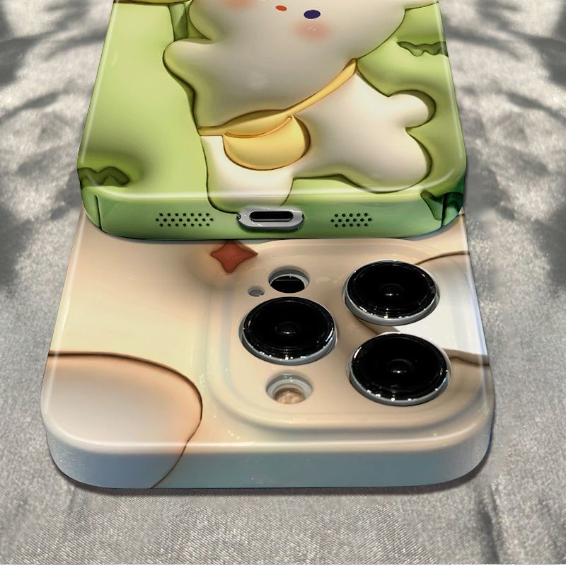 เคสโทรศัพท์มือถือ-กันกระแทก-ลายกระต่ายน่ารัก-เรียบง่าย-สําหรับ-iphone-14pro-6ins-13-1211-78max-8kxe