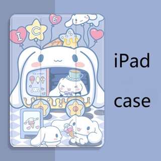 เคส ลายสุนัขไอศกรีม พร้อมช่องใส่ปากกา สําหรับ iPad mini 1 2 3 4 5 6 air1 2 3 4 2017 2018 iPad 10.2 gen7 8 9 pro 10.5 11 gen10