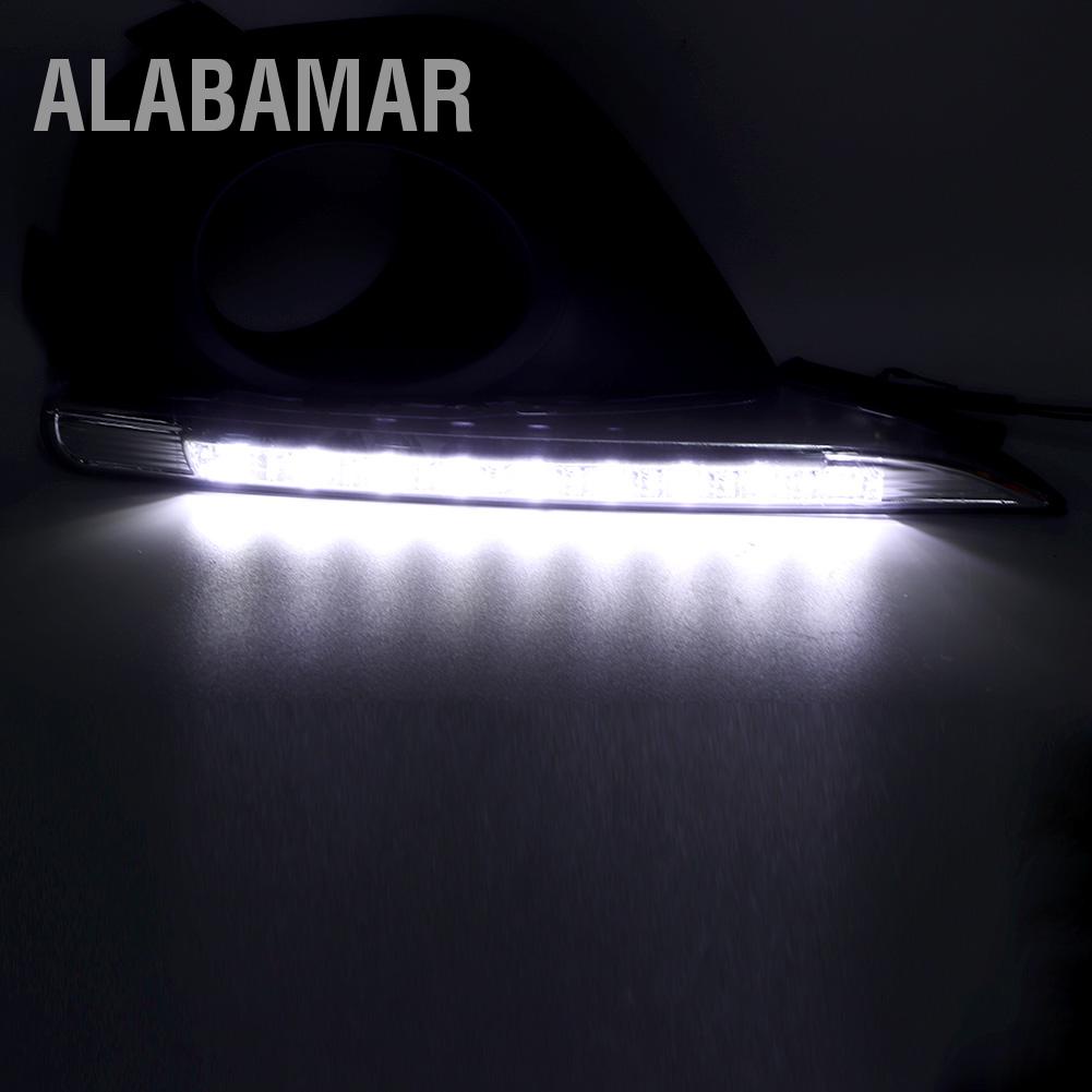 alabamar-คู่ของไฟวิ่งกลางวัน-led-drl-เหมาะสำหรับ-renault-koleos-2011-2013