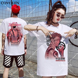 แฟชั่นใหม่ล่าสุด Popular Sukuna Anime Graphic Tee unisex white casual fashion t shirt street wear Luffy Naruto_01