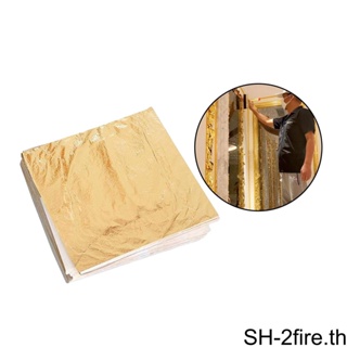 สติกเกอร์ฟอยล์ ทองแดงเทียม ขนาด 14x14 ซม. สําหรับตกแต่งงานศิลปะหัตถกรรม 100 ชิ้น